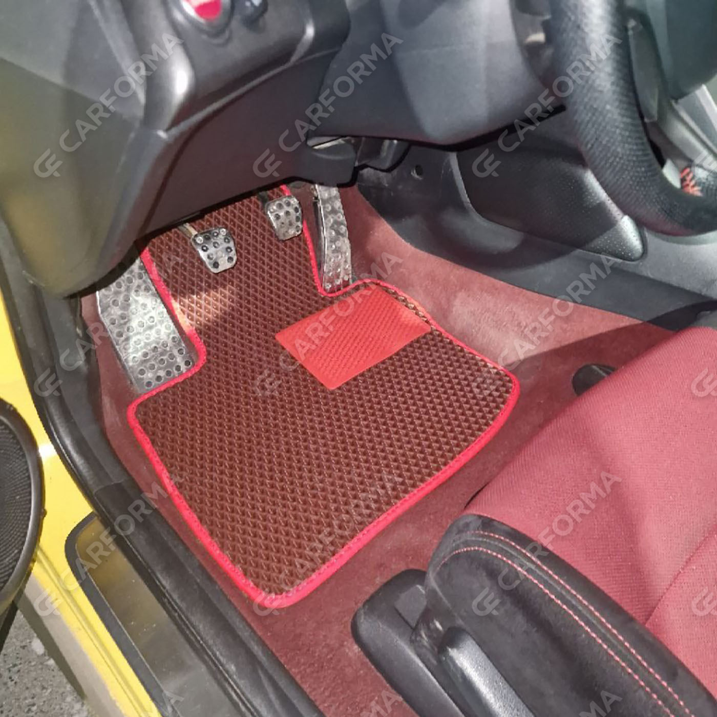 Ворсовые коврики на Honda Civic VIII 3d 2006&nbsp;-&nbsp;2011 в Магнитогорске