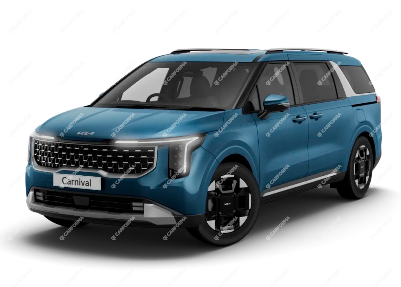 Ворсовые коврики на KIA Carnival IV 11 мест 2020 - 2025