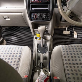 Ворсовые коврики на Mazda Demio I (DW) 1996 - 2002 в Магнитогорске