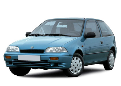 Ворсовые коврики на Suzuki Swift II Европа 1989 - 2004 в Магнитогорске