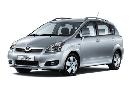 Ворсовые коврики на Toyota Corolla Verso 2004 - 2010 в Магнитогорске