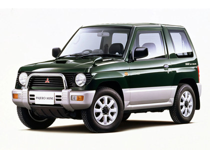 Ворсовые коврики на Mitsubishi Pajero Mini I 1994 - 1998 в Магнитогорске