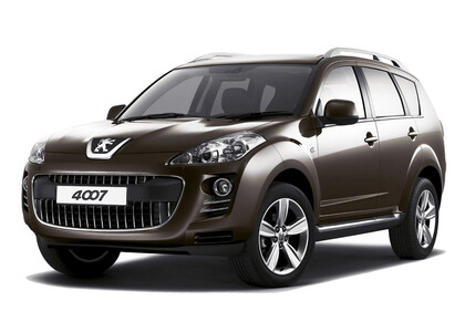 Ворсовые коврики на Peugeot 4007 2007 - 2012 в Магнитогорске