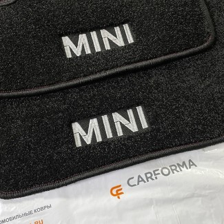 Ворсовые коврики на Mini Cooper Hatch (F55/F56) 2013 - 2025 в Магнитогорске