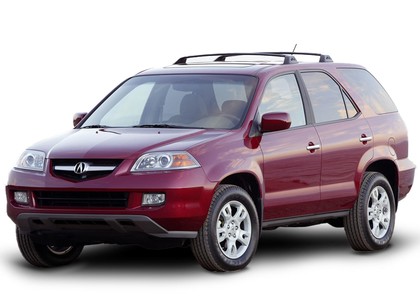 Ворсовые коврики на Acura MDX I 2000 - 2006 в Магнитогорске