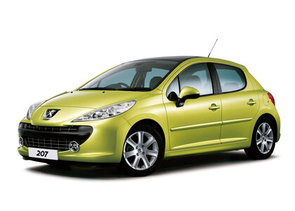 Ворсовые коврики на Peugeot 207 2006 - 2012 в Магнитогорске