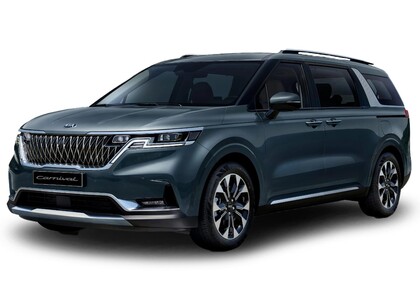 EVA коврики на KIA Carnival IV 7 мест с оттоманками 2020 - 2025 в Магнитогорске