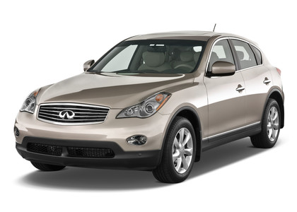 Ворсовые коврики на Infiniti EX 2007 - 2015 в Магнитогорске