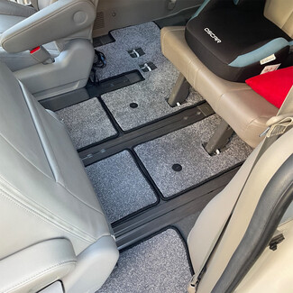 Ворсовые коврики на KIA Carnival III 7 мест 2014 - 2021 в Магнитогорске