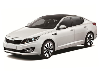 Ворсовые коврики на KIA Optima I 2010 - 2016 в Магнитогорске