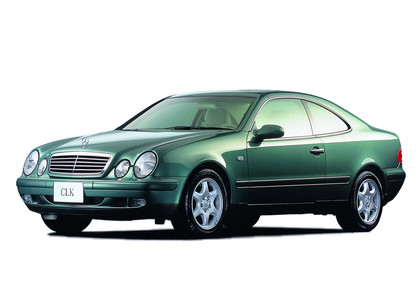 Ворсовые коврики на Mercedes CLK (C208) 1996 - 2003 в Магнитогорске