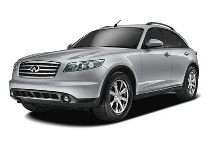 Ворсовые коврики на Infiniti FX I 2003 - 2008 в Магнитогорске