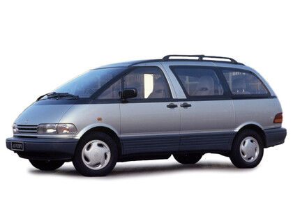Ворсовые коврики на Toyota Previa (XR10, XR20) 1990 - 2000 в Магнитогорске