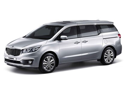 Ворсовые коврики на KIA Carnival III 7 мест 2014 - 2021 в Магнитогорске