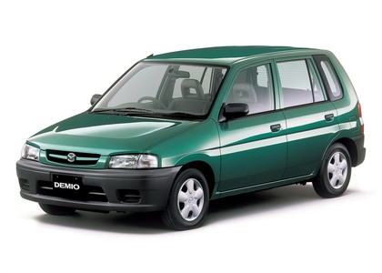 Ворсовые коврики на Mazda Demio I (DW) 1996 - 2002 в Магнитогорске