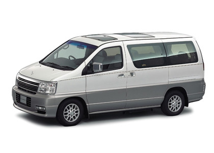 Ворсовые коврики на Nissan Elgrand (E50) 1997 - 2002 в Магнитогорске